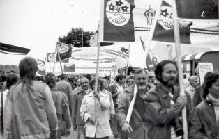 Umweltdemo in den 70er-Jahren